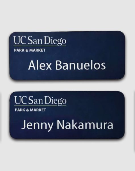 UCSD custom name badges