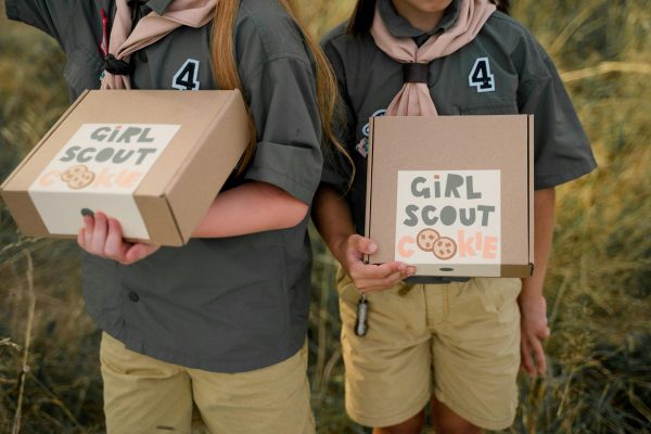 Girl Scout trophies and medals